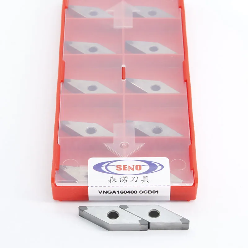 VNGA160408 Solid CBN Turning Insert WNGA DNGA VNGA Insert For CNC Lathe Working