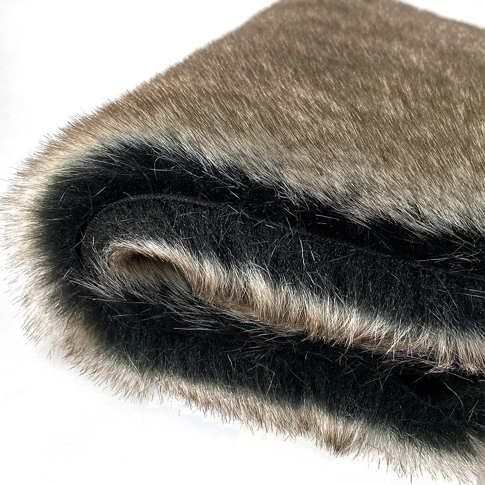 Factory Wholesale High Quality Products Fabric Strong Warm Artificial Custom Long Pile Fur Fabric