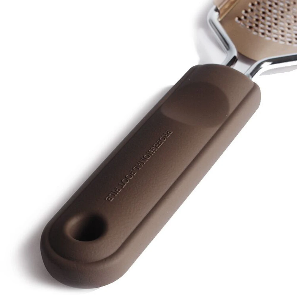 Stainless steel giant foot file salon home sole care tool for trimming dead skin calluses stainless steel foot grinder