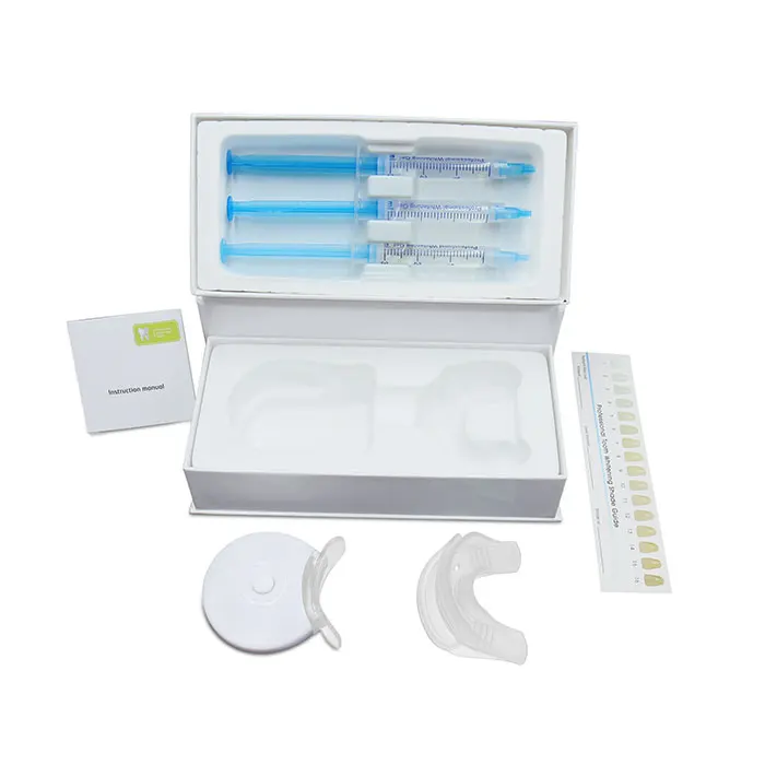 New formula PAP active gel in home blue led Teeth whitening kit
