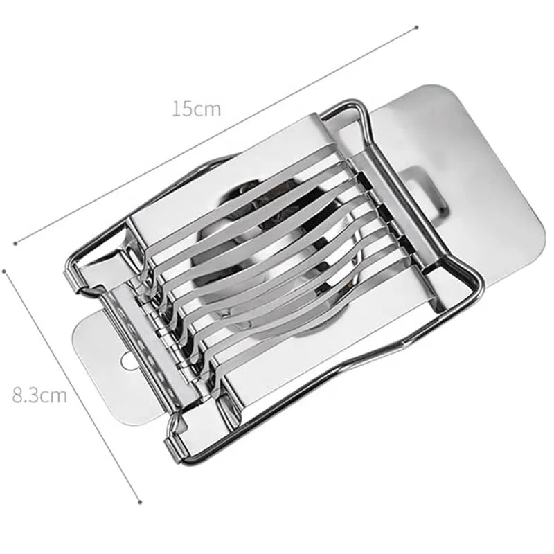 Stainless Steel Wire Egg Cutter Egg Slicer for Hard Boiled Eggs