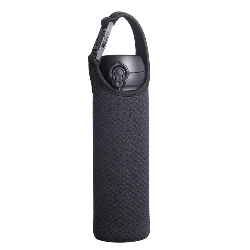 Custom Water Bottle Holder Bag Portable  Neoprene Bottle Cooler Sleeve Cup Bag