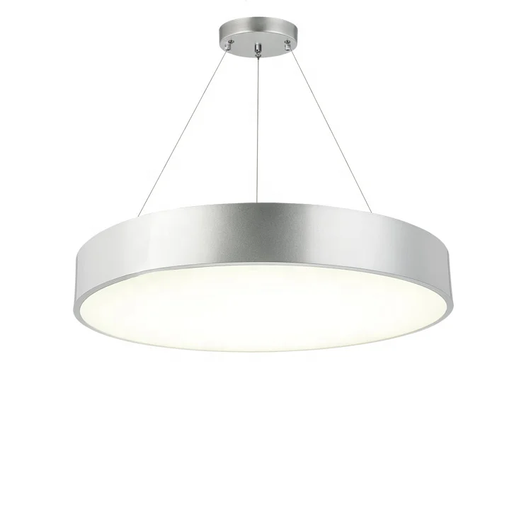 Black white round aluminium metal living room bedroom european nordic modern home decor design led light ceiling lamp