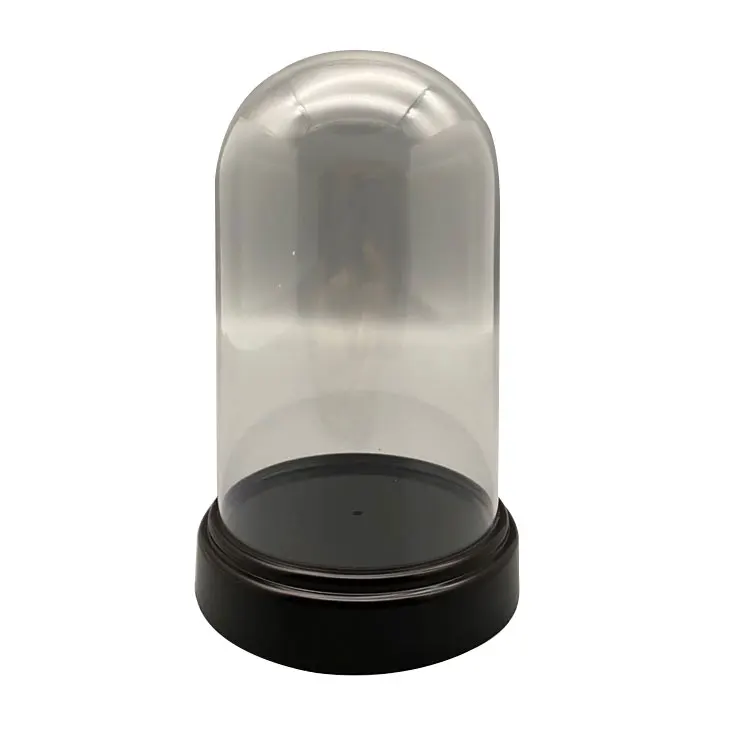 Instock Factory Price Vacuum Acrylic Dome Decorative Display Dome Plastic With Base