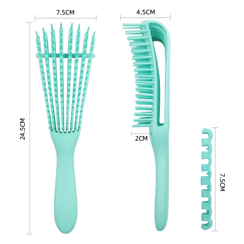 Wholesale Soft Massage Beauty Hair comb Women Detangling Hair Brush for Wet&Dry Thick Hair