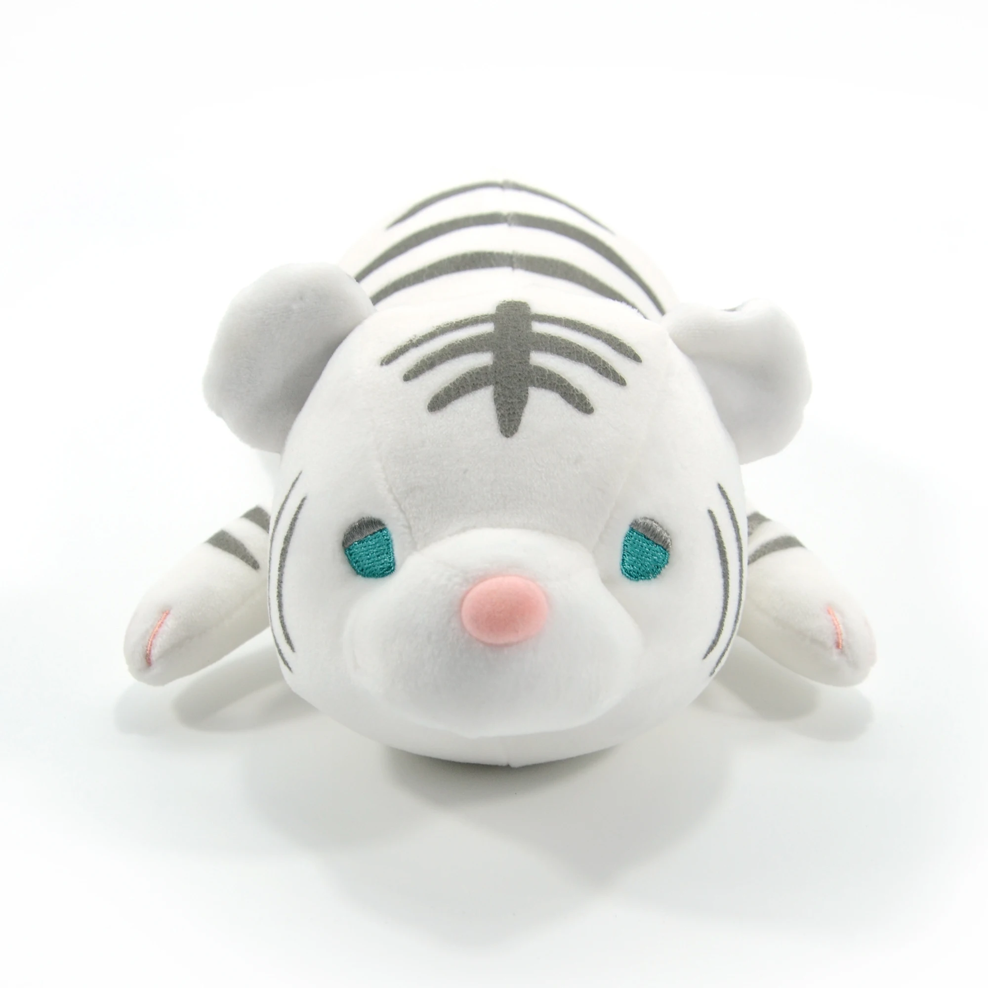 Washable stuffed custom soft plush toys white black tiger stuffed animals & plush toy