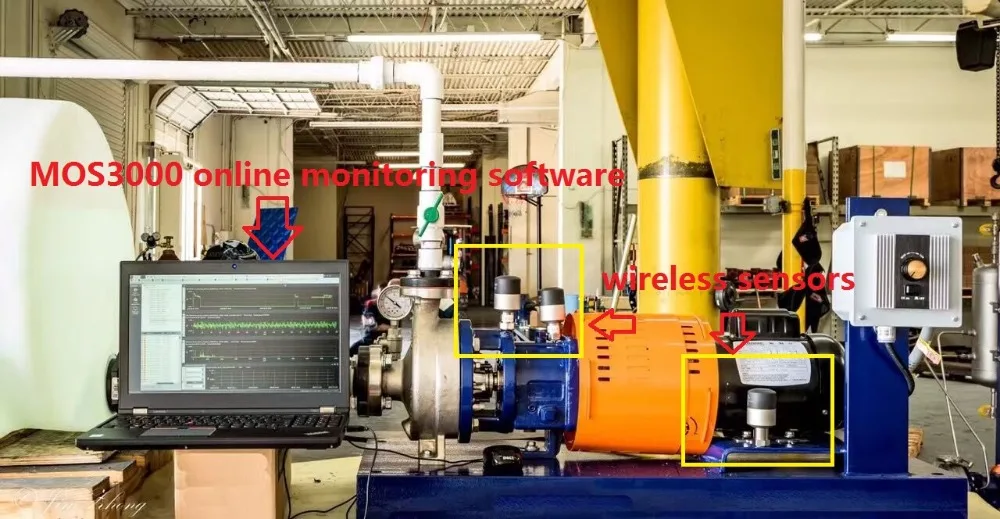 China ATEX wireless piezoelectric vibration sensor for  machine monitoring