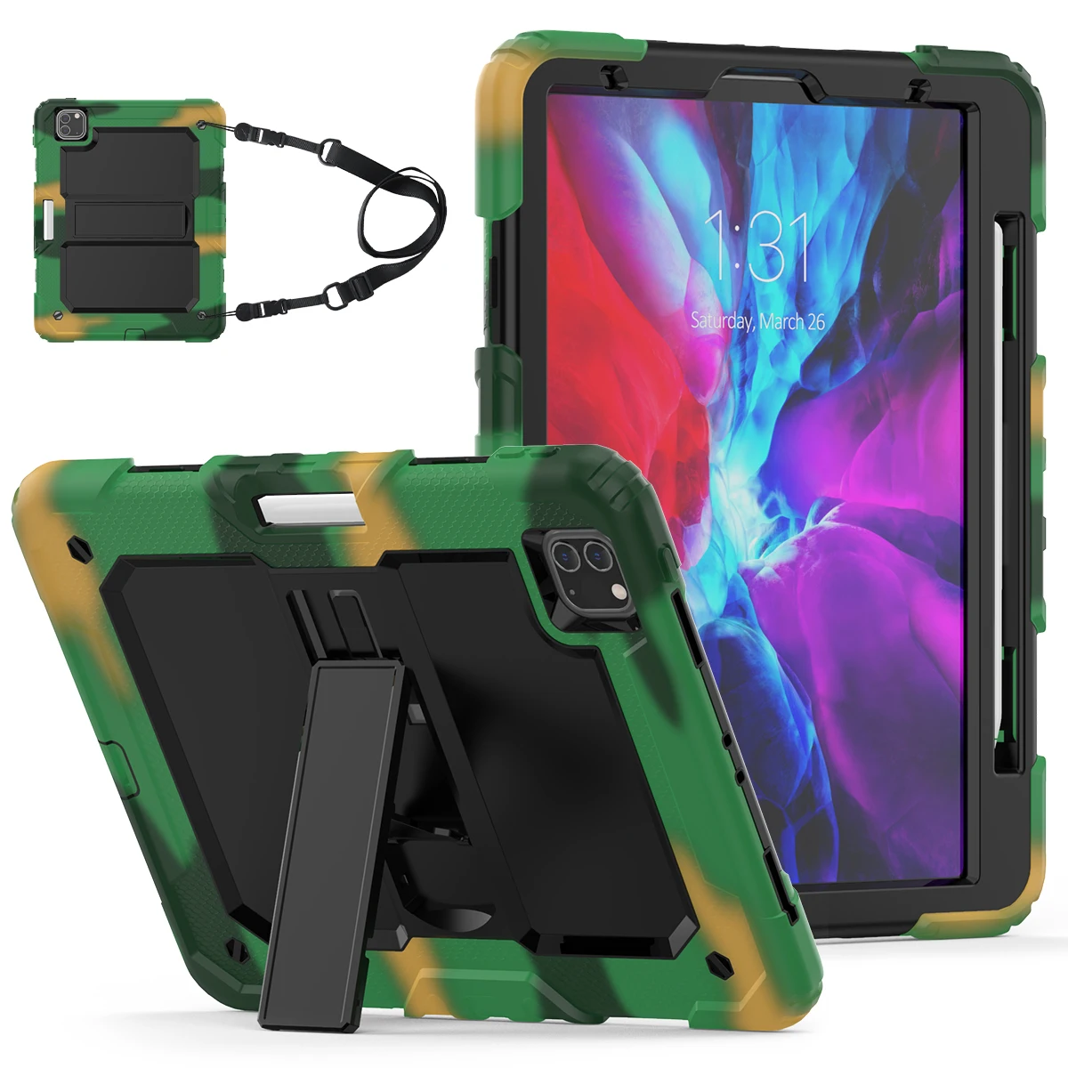 Прочный защитный плечевой ремень Чехол для ipad Pro 11 2nd gen 2020