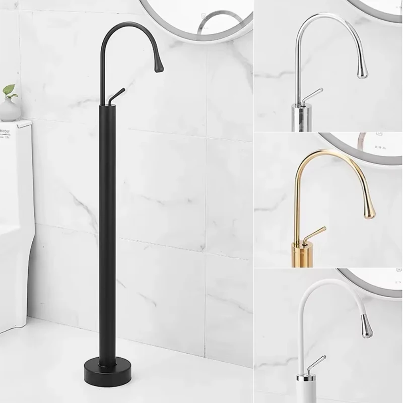 Wholesale Modern Bathtub Faucets Freestanding Bathtub Filler Brass Freestanding Bathroom Faucets