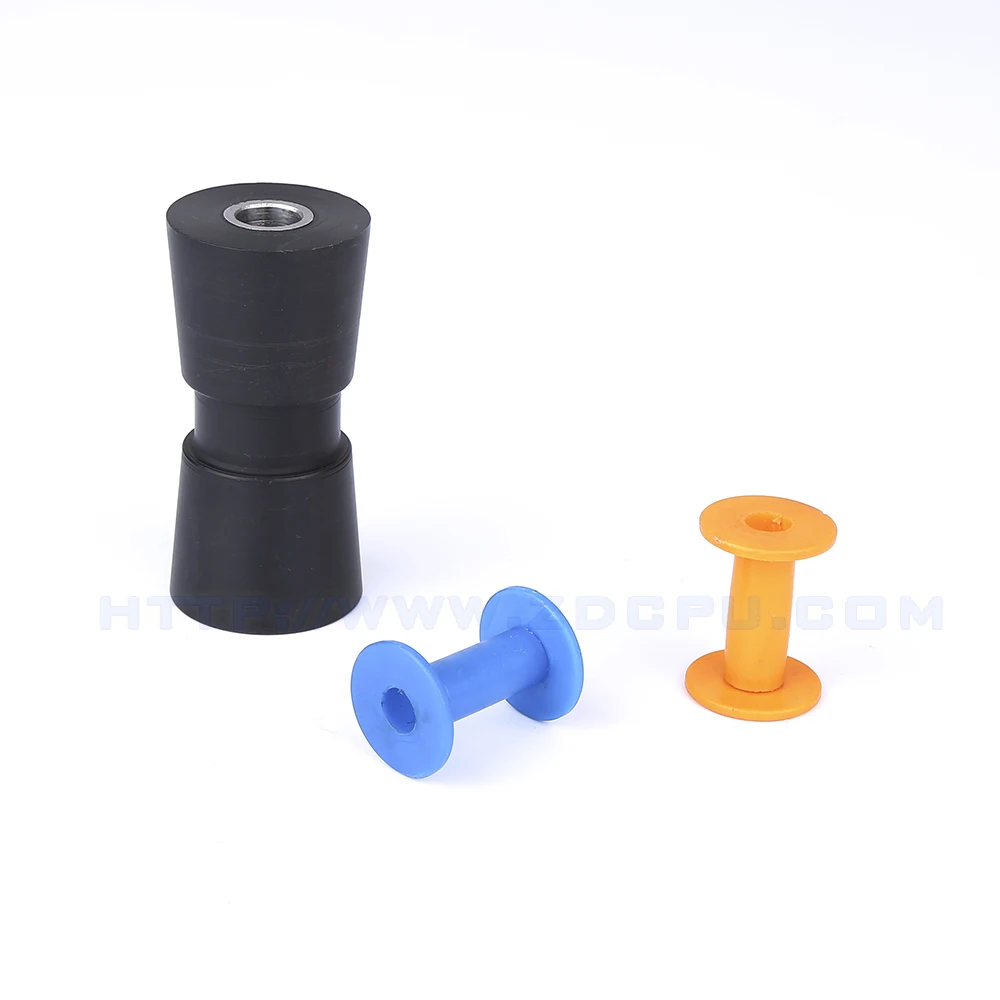 Пользовательский задний U-образный нейлоновый полиуретановый колесный ролик с уретановым покрытием