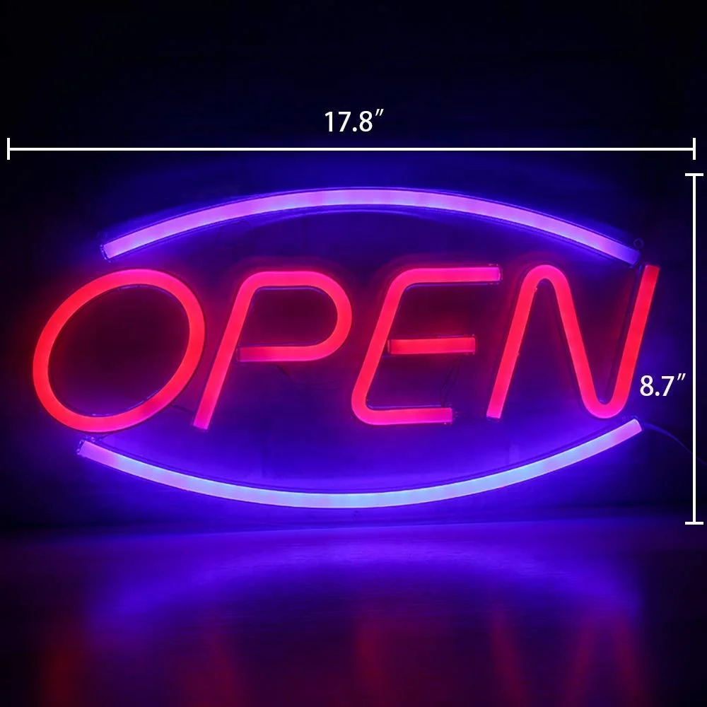 Business Open Sign Advertisement Board for Bar Hotel Cafe Led OPEN Light Signs