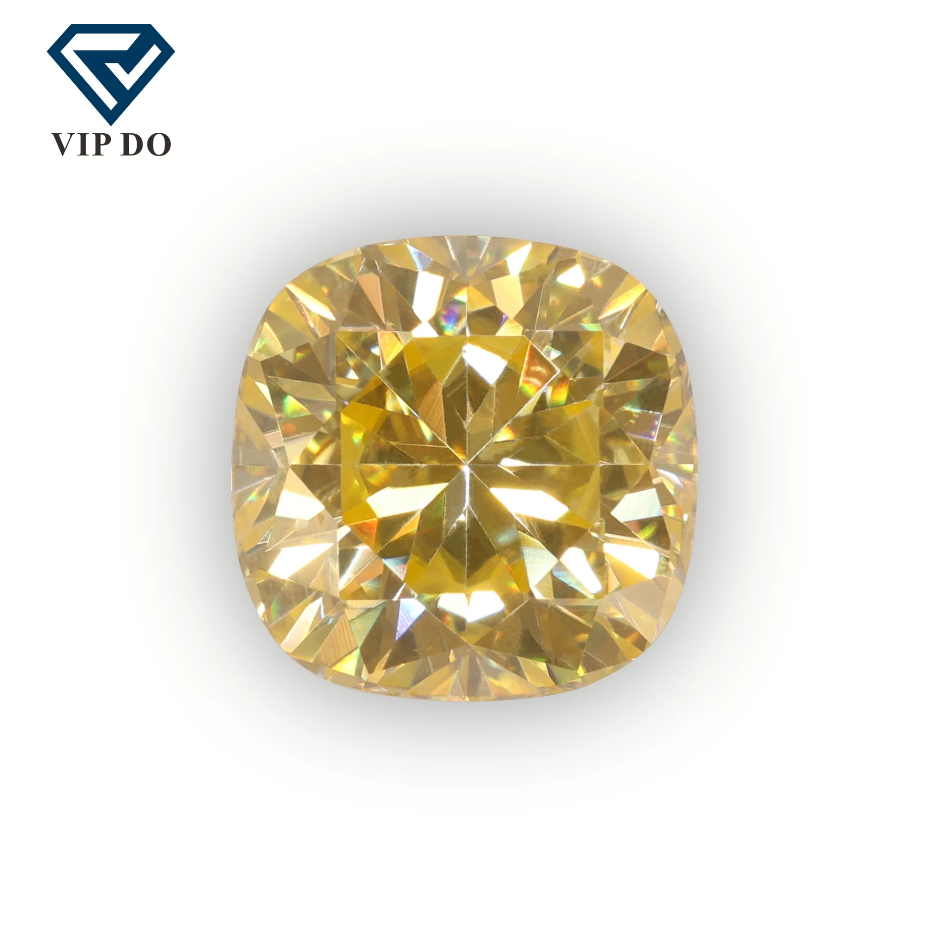 4 5*4 5-8*8 мм Подушка огранка светло-желтый Свободный Муассанит Алмазная подушка в форме лимонно-желтого муассанита для ювелирных изделий