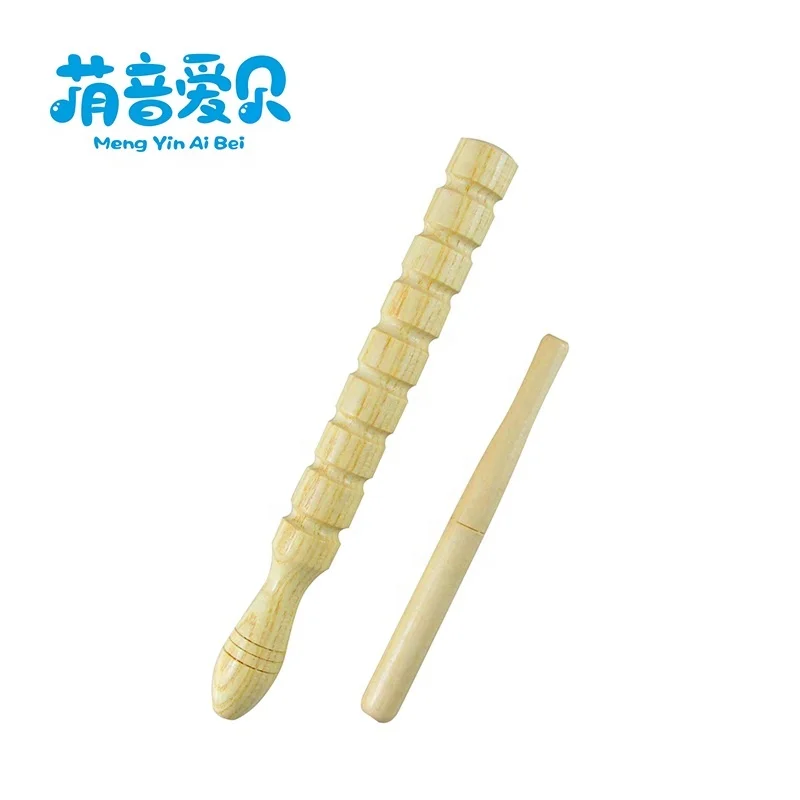 percussion Rhythm sticks handmade wooden Scraper claves musical instrument claves wood
