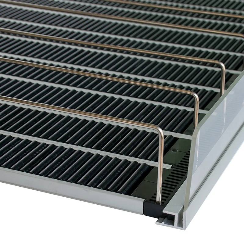 Supermarket Grocery Display Rack Beverage Glides Cooler Roller Shelf