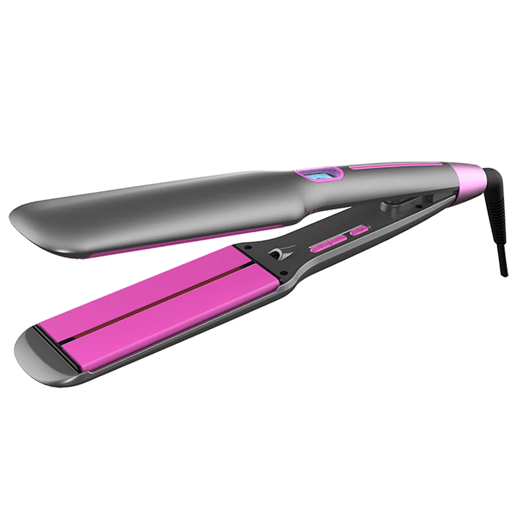 hot sell professional hair straightener 450 degree wide iron dual infrared flat irons