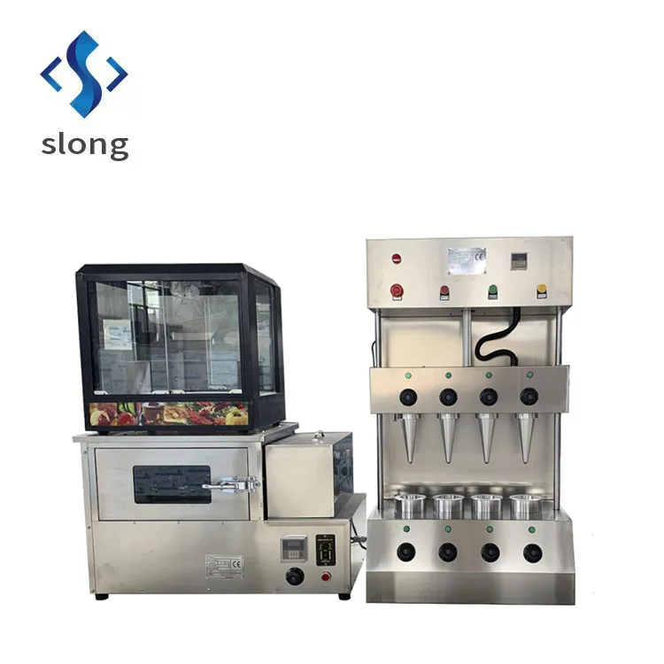 2021 Hot Selling Filipino Commercial Snacks Sweet Pizza Cone Oven Display Stand Pizza Cone Manufacturer