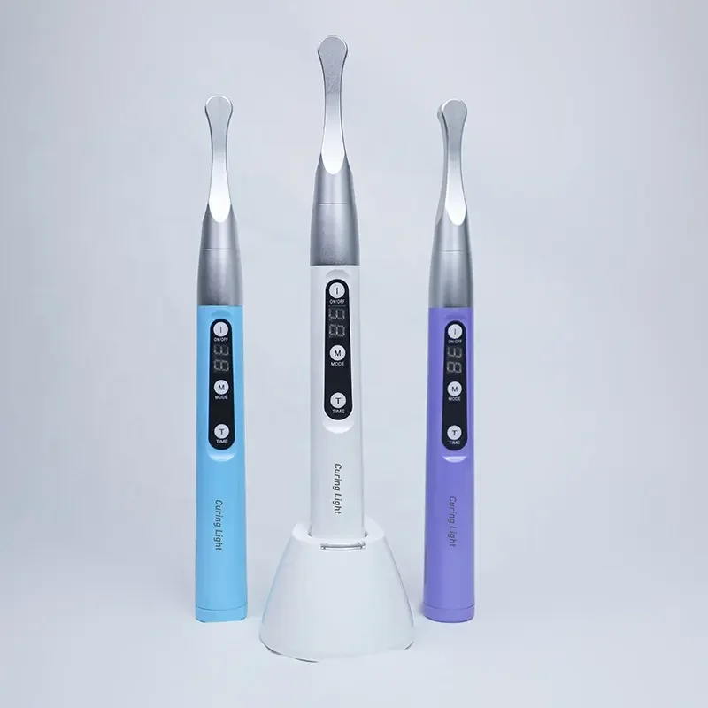 1 Second Wireless Dental Lamp with LED Curing Light Electric Power Source Metal and Plastic Material New Dental Cure Unit