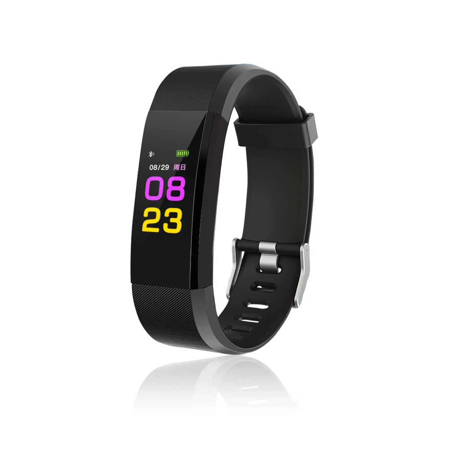 New 115plus color screen smart bracelet sports waterproof pedometer Bluetooth synchronization belt heart rate blood pressure
