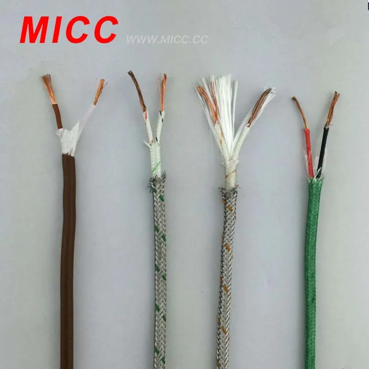 MICC 4 cores red and 2 cores white PT100-TEF/TEF-6*7/0.2 Flexible heat resistant insulation for electrical wire