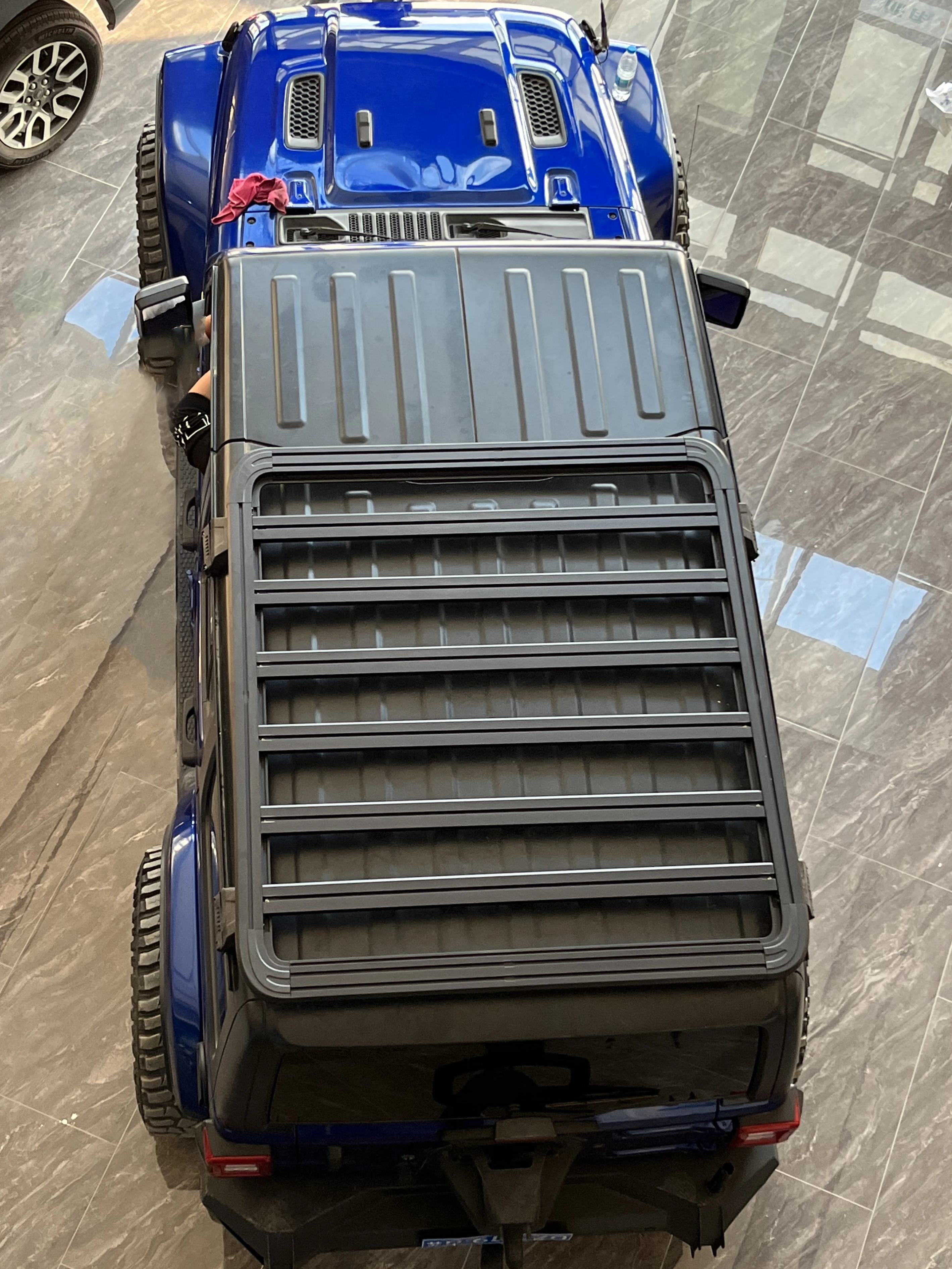 YH20 High Quality Aluminum Alloy Roof platform for Jeep Wrangler JK JL