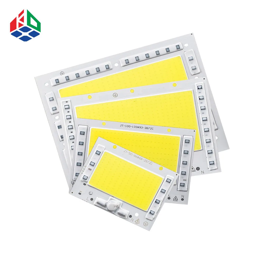  OEM DOB LED Chip AC220V 50W 100W 150W 200W 100LM/W DIY for flood light 2.5KV surge Protection led