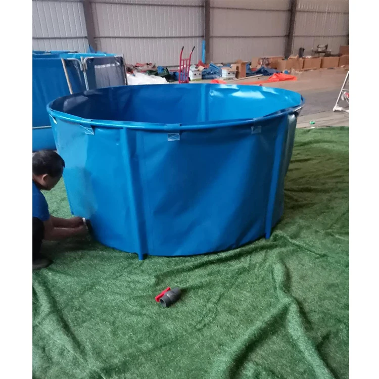 2022 оптовая продажа недорогие маленькие пластиковые полипропиленовые складные круглые резервуары для рыбного хозяйства объемом 100 литра