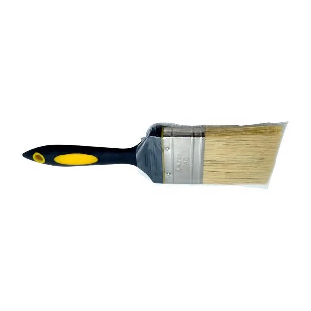 Hot Sale Plastic Handle Wall Paint Brush Cheap Paint Brush  with different inch