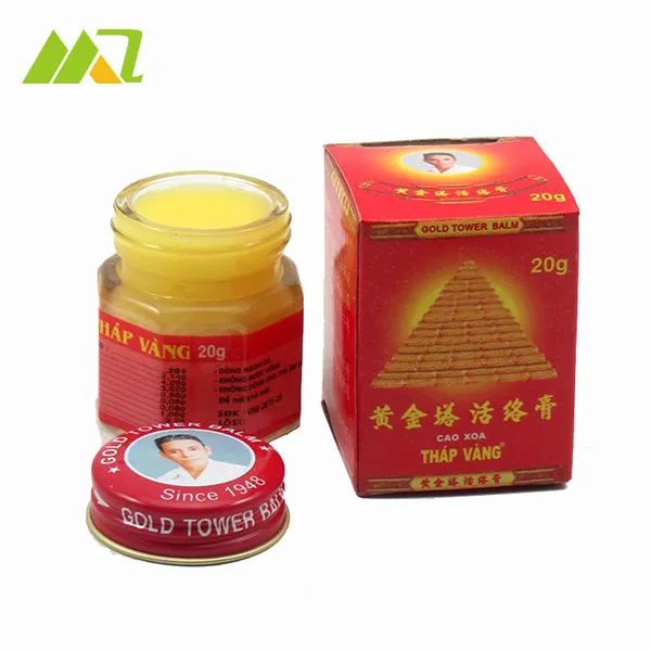 Best Selling High Effective pain relieving anti itch cream full body massage insect bite cream Gold Tower Balm Ointment