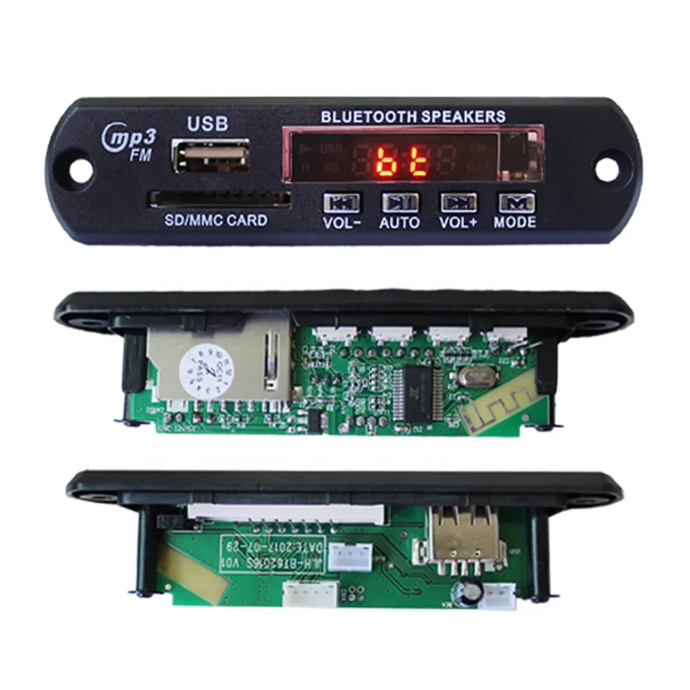 mp3 with bt module, decoder usb bt board