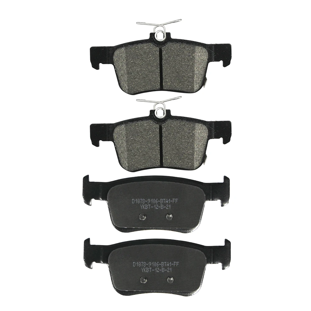 Brake pad D1878 NAO ceramic formula with DOT certification