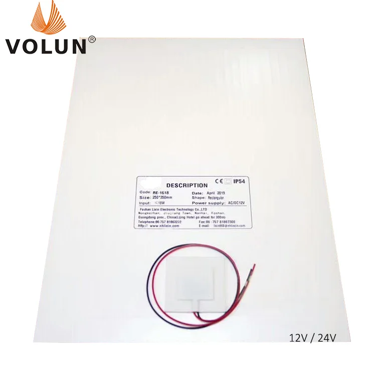 Bathroom Mirror heated demister defogger pad Electric Anti fog Film Defroster heating mat