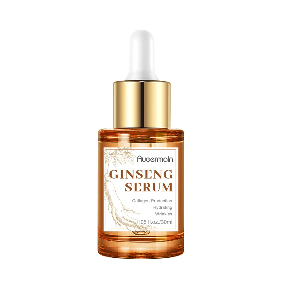 Private Label Korean Vegan Face Beauty Skin Care Anti Ages Ginseng Serum Antiwrinkle Facial Serum Moisturizing Serum for Face