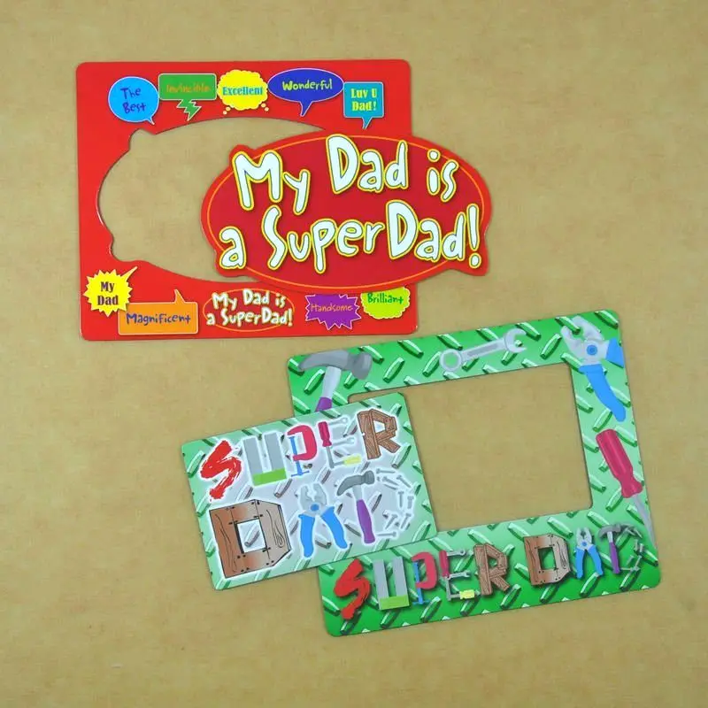 Custom magnetic photo frame refrigerator sticker