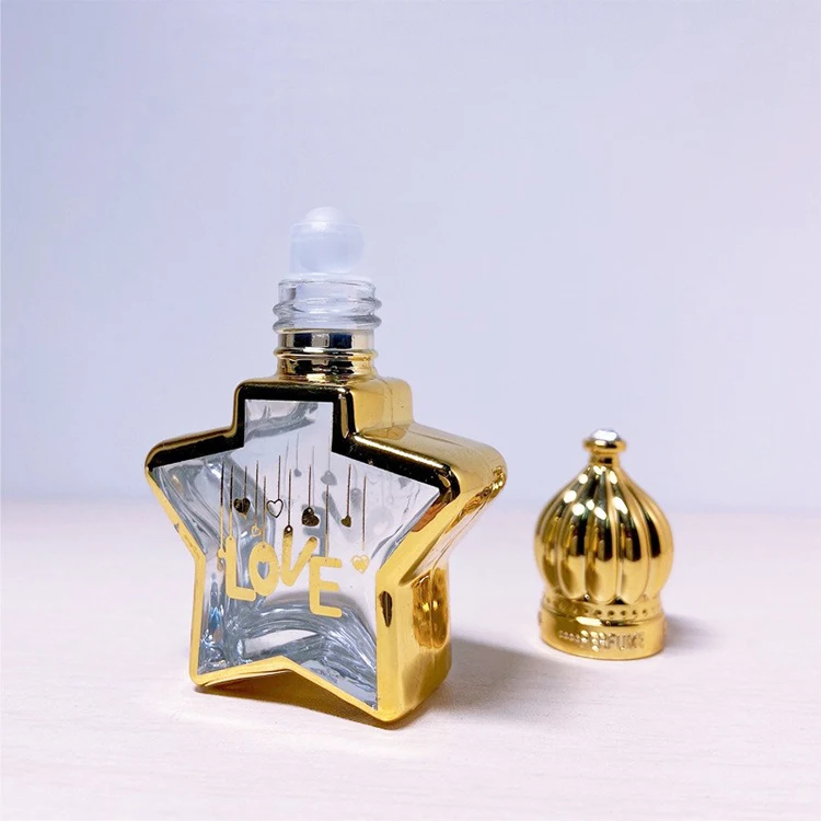 Стеклянная парфюмерная бутылка Attar Oud стеклянная эфирного масла со стеклянной палочкой