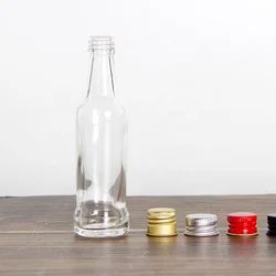 50ml 100ml Alcoholic beverage juice drinks liquor wine whiskey small mini glass bottle with lid