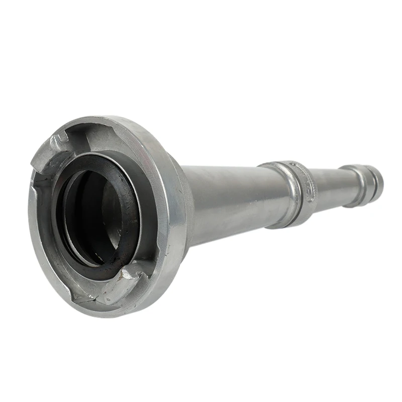 Custom cover head fire nozzle aluminum fire hose nozzle water gun straight quick connection