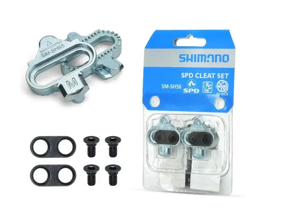 Shimano SH51 SH56 MTB велосипедные шипы для велосипеда SPD педали набор педалей горного шоссейного комплект шипов