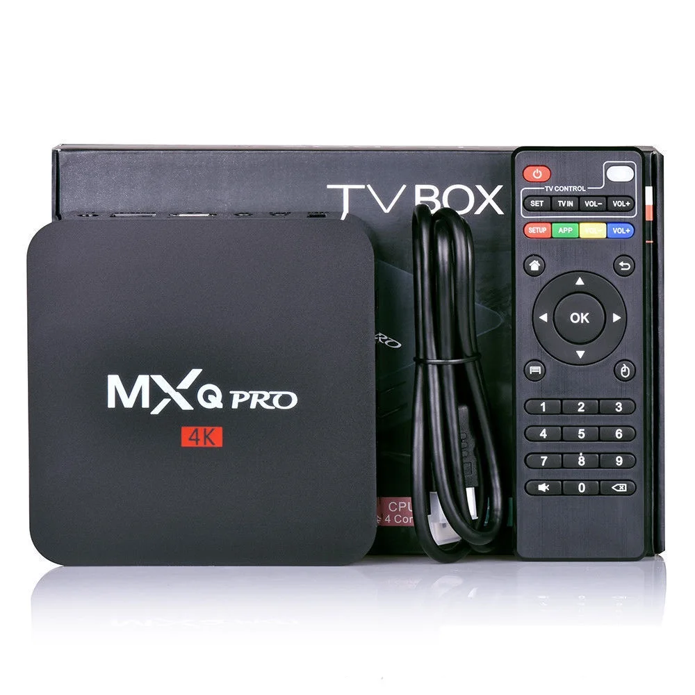 
Mxq pro 4k 2GB MXQ-4K set top box 1GB+2GB/8GB+16GB 4K HD network player Android TV box Smart tv 1GB Ram Android RK3228A 