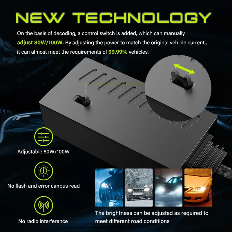 RCJ R10M 40000 Люмен 200 Вт Светодиодная лампа для автомобиля грузовика H4 H7 9005 luces 9012 9007 h13 прожекторная линза светодиодная h11