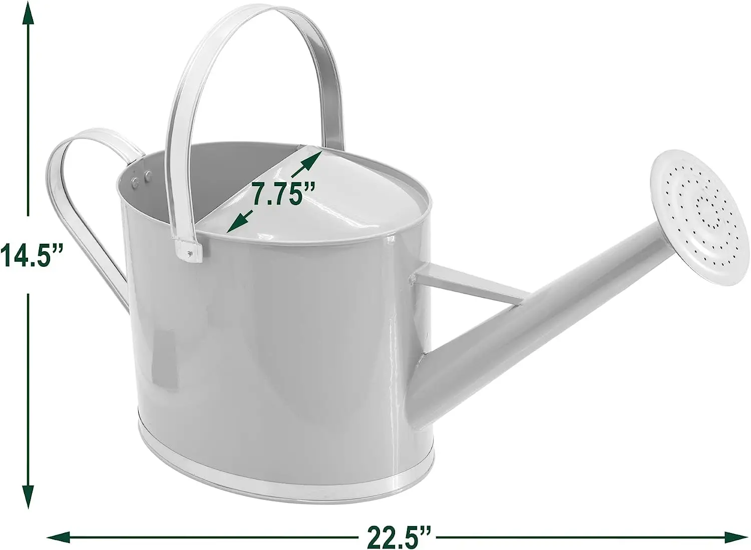 Oval Design Handmade Watering Can Wholesale Exporter Metal Garden Decoration Watering Can