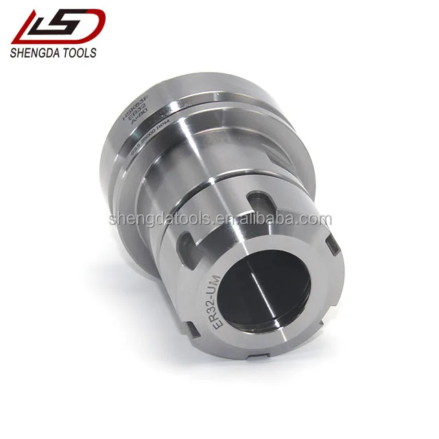 High precision lathe machine HSK63F ER32 milling collet chuck HSK tool holder lathe collet chuck of CNC machine tool accessories