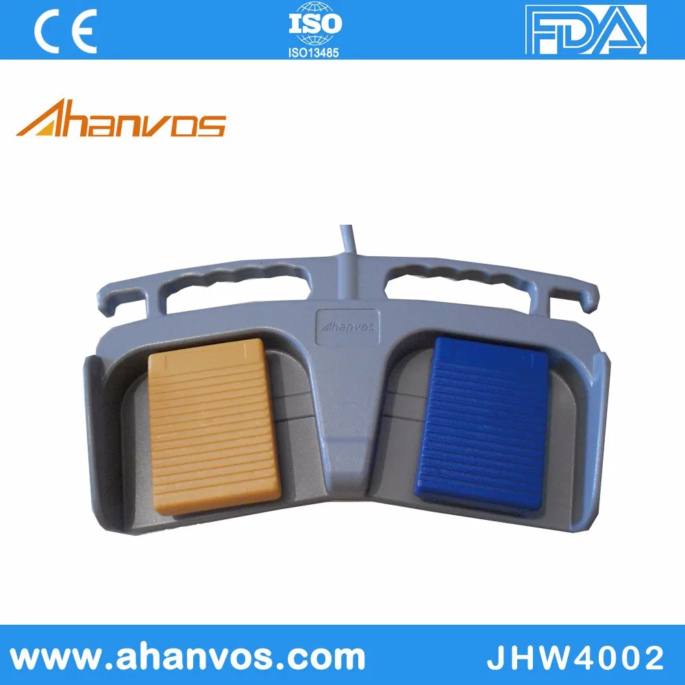 Aluminum Medical two button footswitch for diathermy bipolar