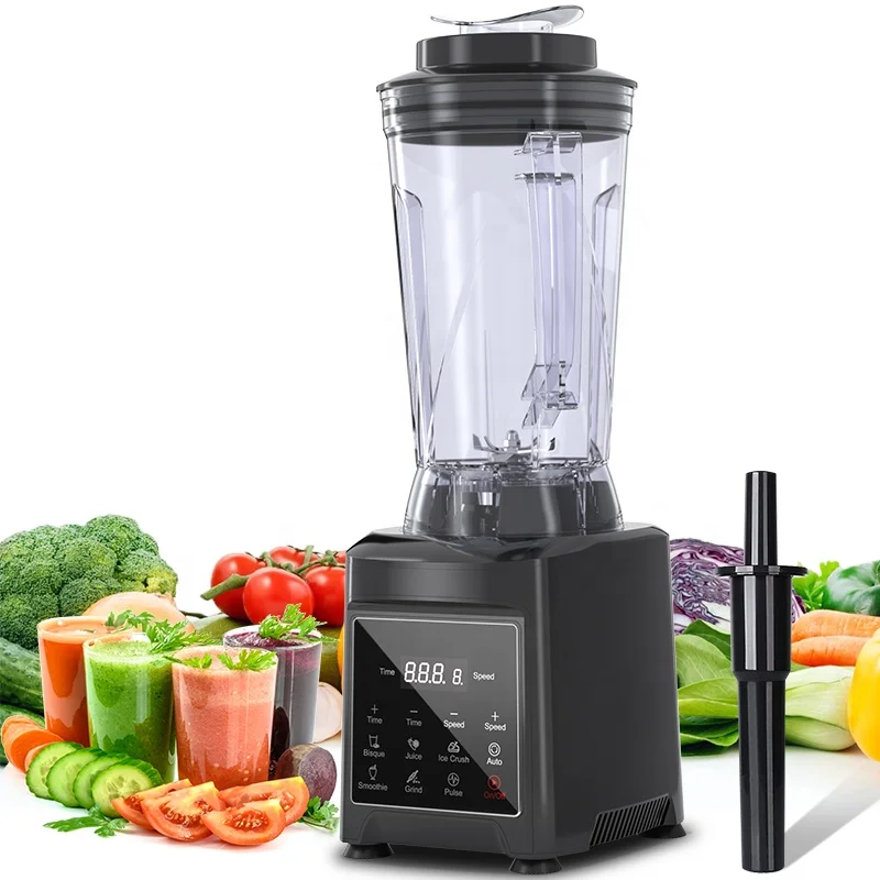 4L 5L automatic kitchen appliance blenders high rpm commercial ice blender with high quality high power food processing blender