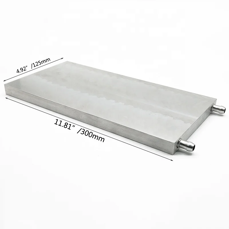 300x125x15mm Liquid Cooled Heat Exchanger Coldplate Cooler