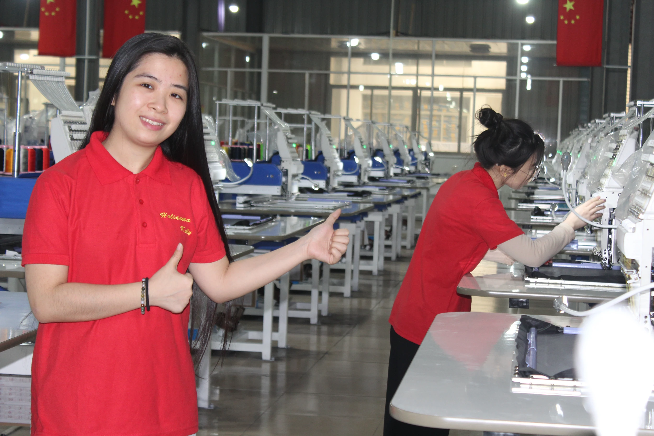 5 years warranty HOLiAUMA used barudan embroidery digital sewing machine for Making Logos on Clothing prices in