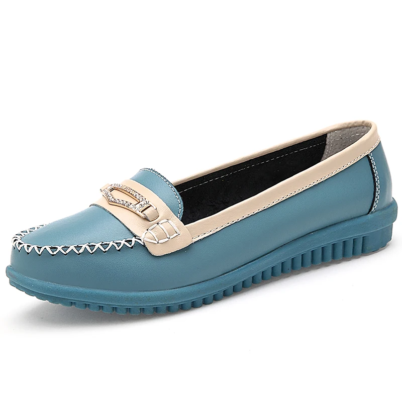 Female flat bottom fashion breathable nurse doctor shoes peas shoes