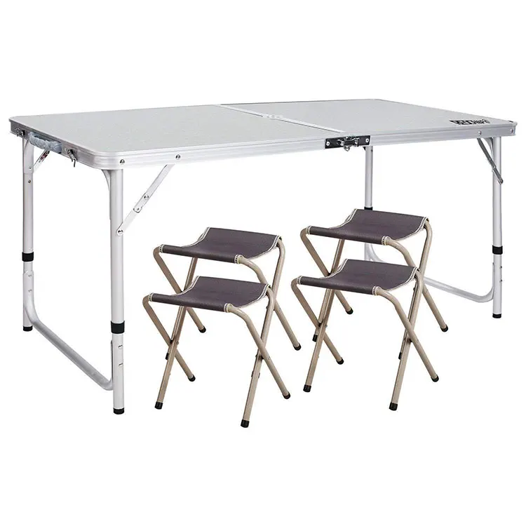 used outdoor furniture aluminum camping folding picnic table and chair