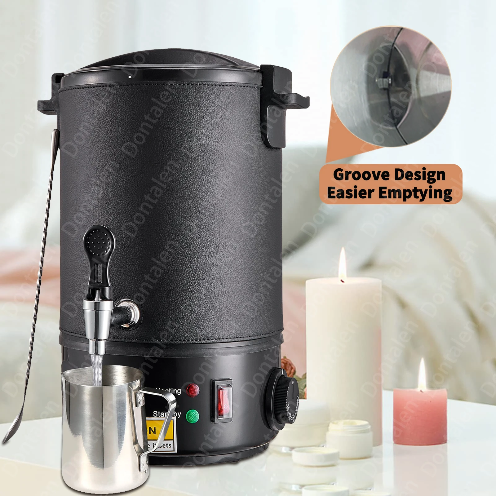 Factory Wholesale 6l Christmas Melter Wax Make Candles Set  Home Electric Fireplace Wax Melter Candle Making Kit For Business