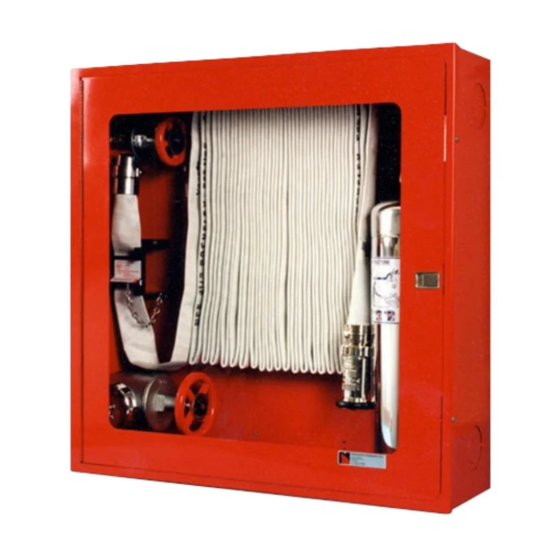 Available Usage example retractable fire hose reel plus cabinet fire extinguisher cabinet