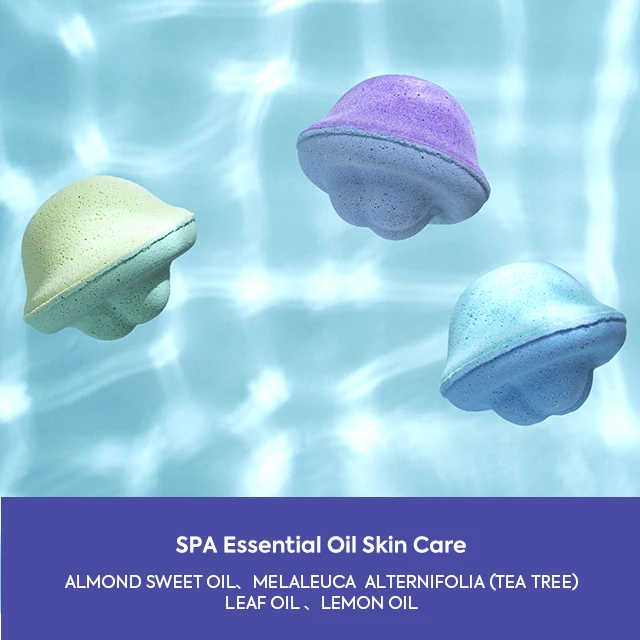 Jellyfish Christmas Fizzy Egg Mini Natural Bath Salt Wholesale In Bath Bombing Fizzers Salt Price Bath Bombs For Sale